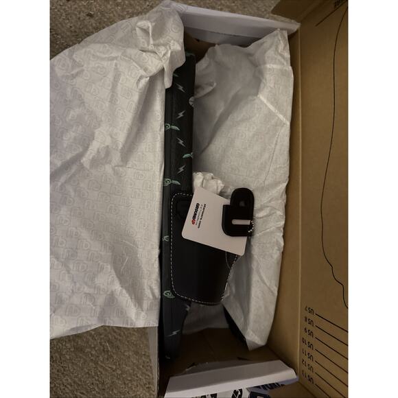 Disney Ground up Star Wars The Mandalorian Baby Yoda Adult Sandal Slides Size 7 - Picture 4 of 7